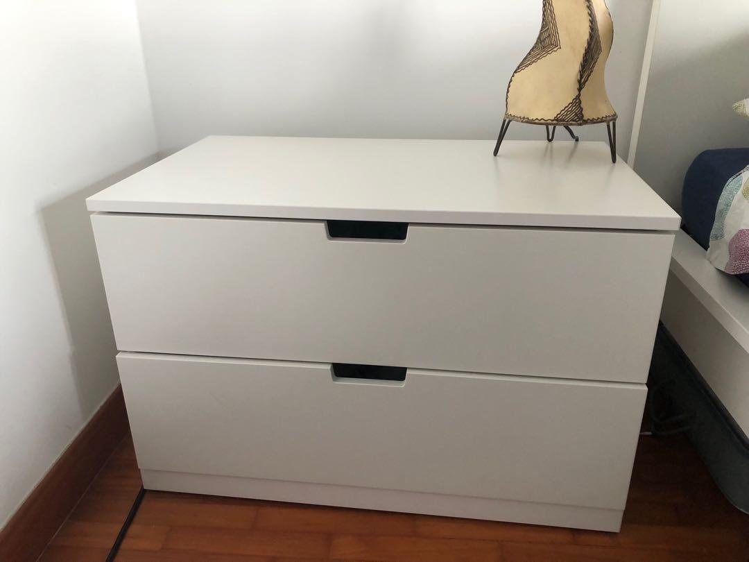 Nordli chest cheap of 2 drawers