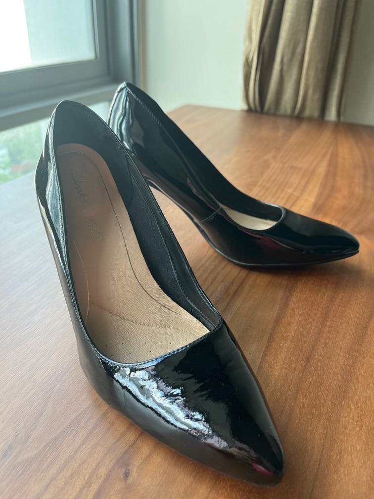 Clarks best sale patent heels