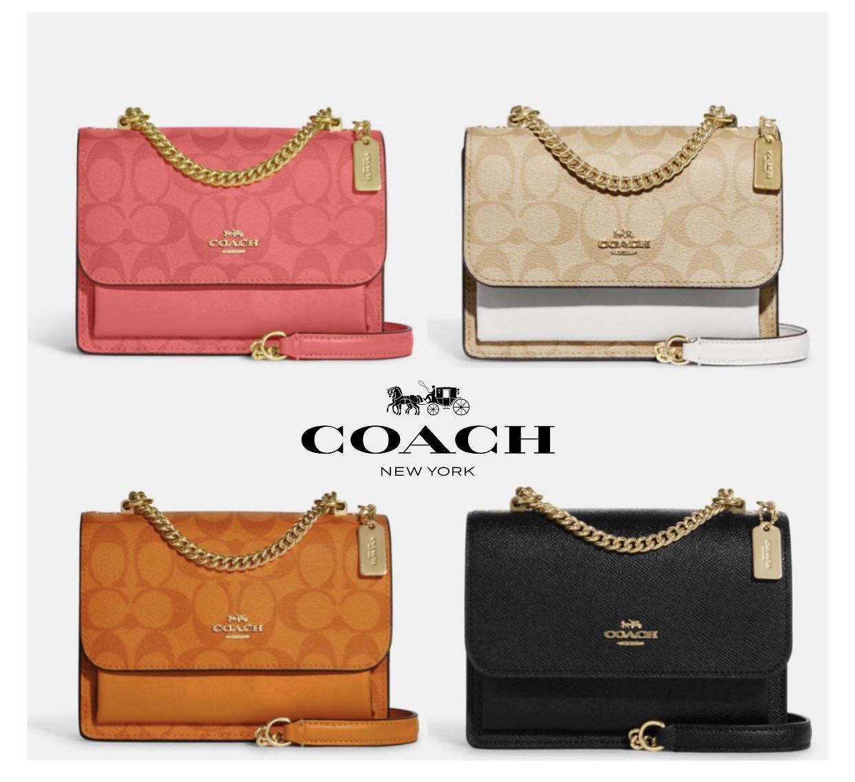 Coach Mini Klare Crossbody in Signature Canvas