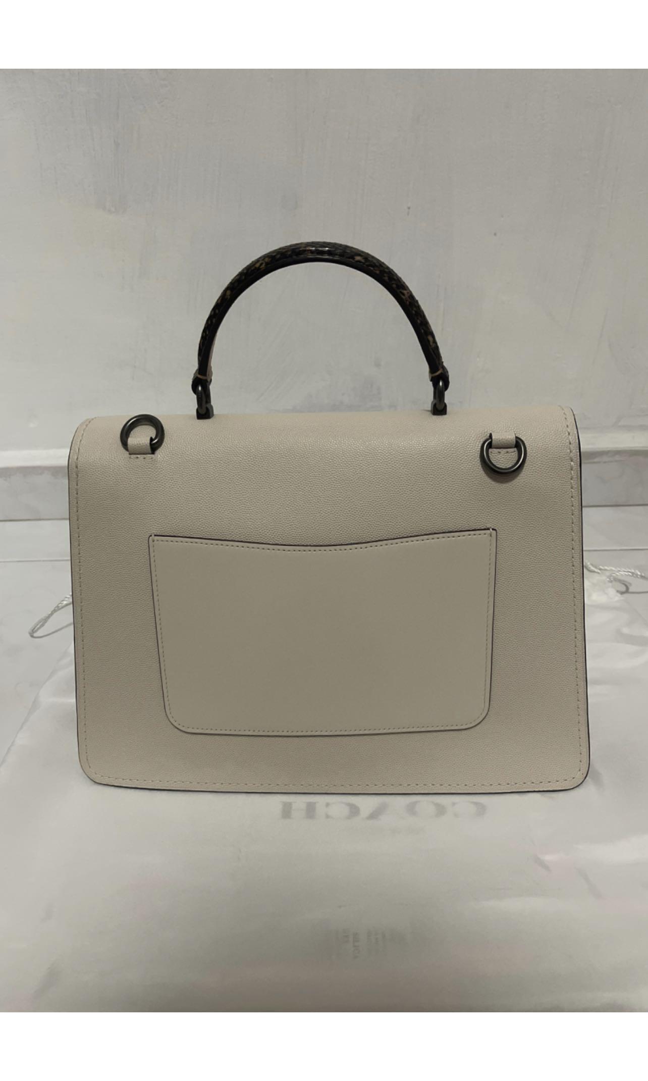 Coach Parker Top Handle 32 in Colourblock with Snakeskin Detail