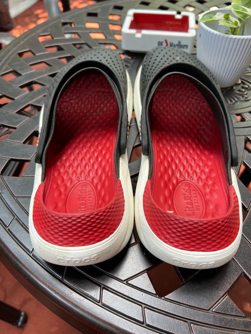 literide black crocs