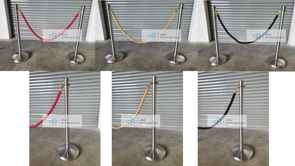Crown Queue Pole with hook (Category: Everything Else) located in Singapore. Submitted by aka_enterprise (Listing ID 1165014286, Image 3). Description: Brand new pole for Sale. (Local Ready Stock) Classy VIP Standard Queue Pole with Hook Crown Queue Pole with Hook _$45 Hemp Rope _$16 Velvet Rope _$10 Note: Pole and Rope selling separately Product Description Stainless Steel Classy Premium Pole with Hook Height: 1000mm Base: 320mm Weight: 9kg Heav