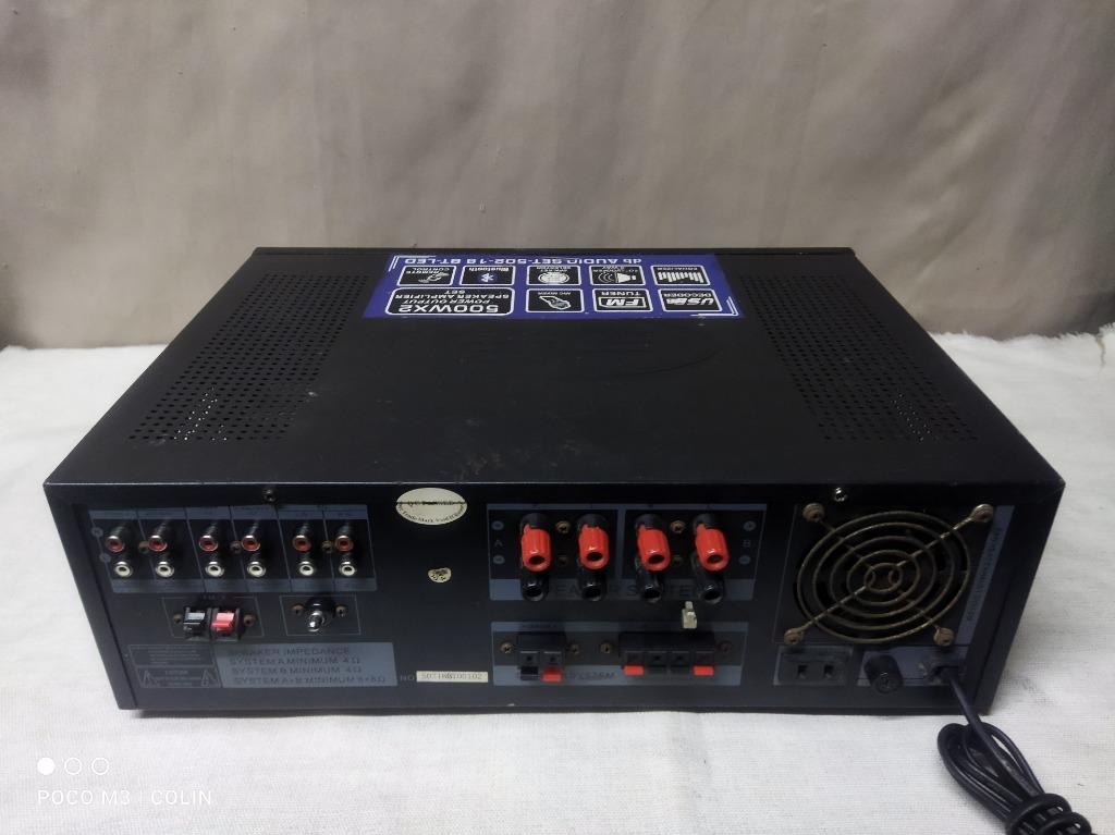 Db audio 502 amplifier (500 watts x 2), Audio, Soundbars, Speakers