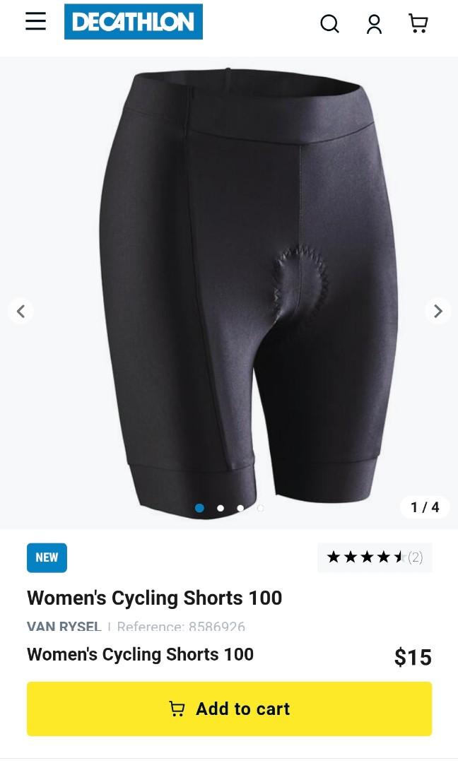 decathlon womens cycle shorts