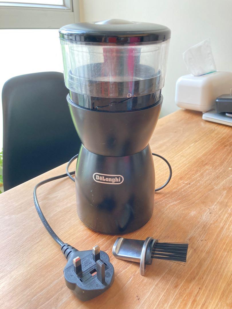 Delonghi KG40 Coffee Grinder, Black 磨咖啡豆機, 家庭電器, 廚房電器, 咖啡機及咖啡壺 Carousell