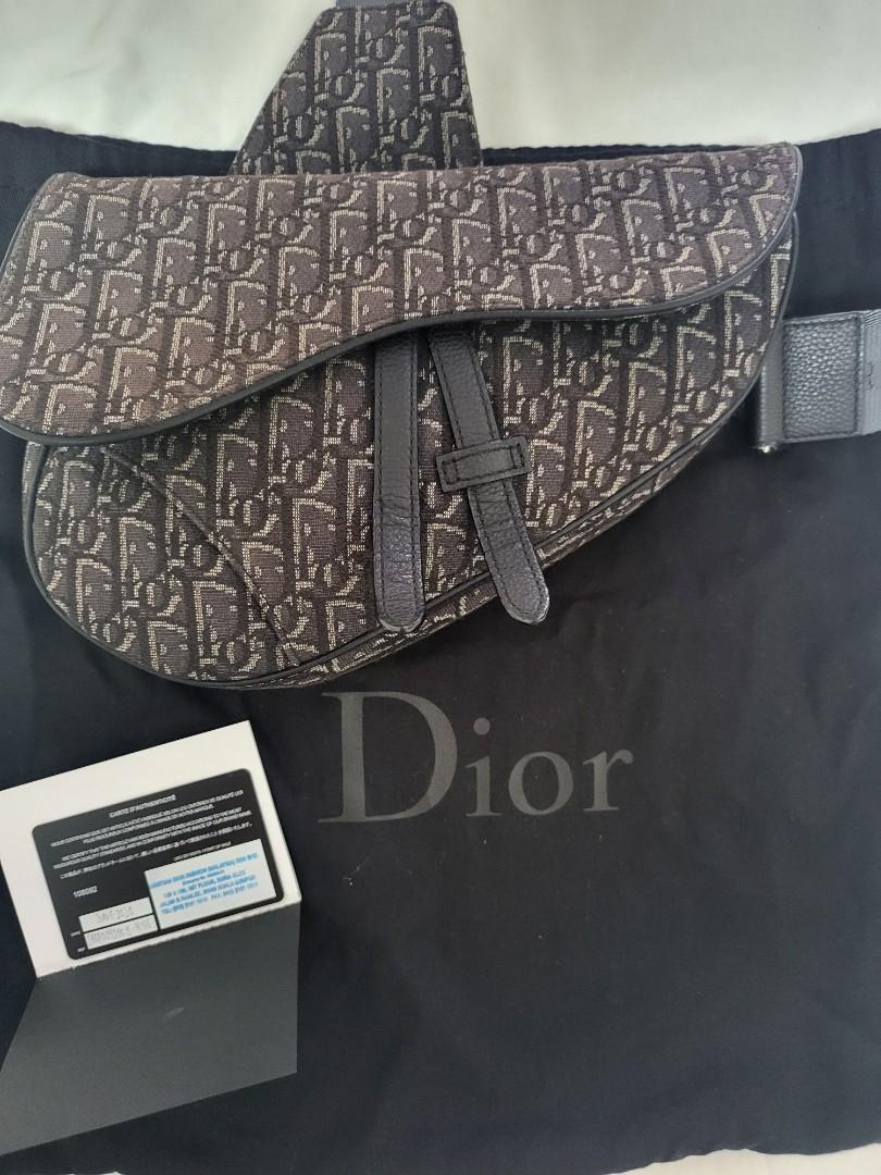 Dior Black Sacai Saddle Mens Bag  BOPF  Business of Preloved Fashion