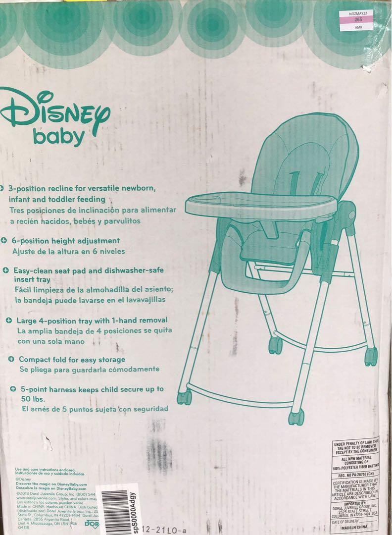 Disney High Chair, Babies & Kids, Baby Nursery & Kids Furniture, Kids' Tables & Chairs on Carousell