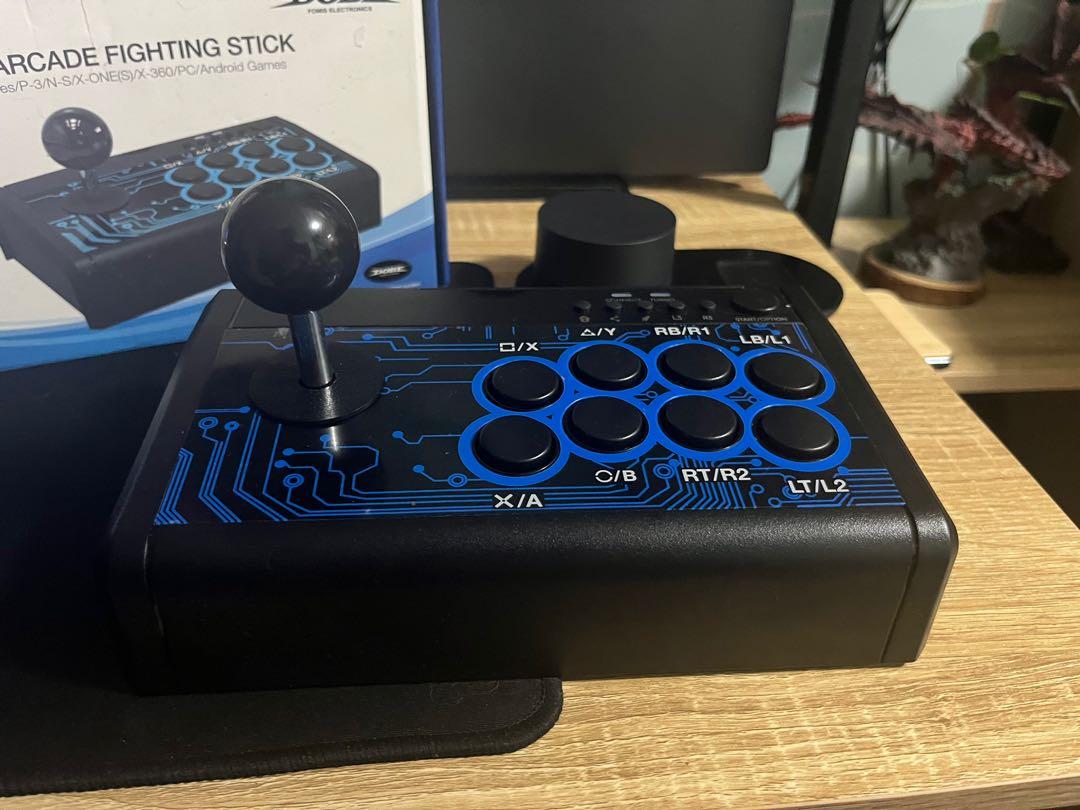 Dobe Arcade fight stick 7 in 1, Video Gaming, Gaming Accessories ...