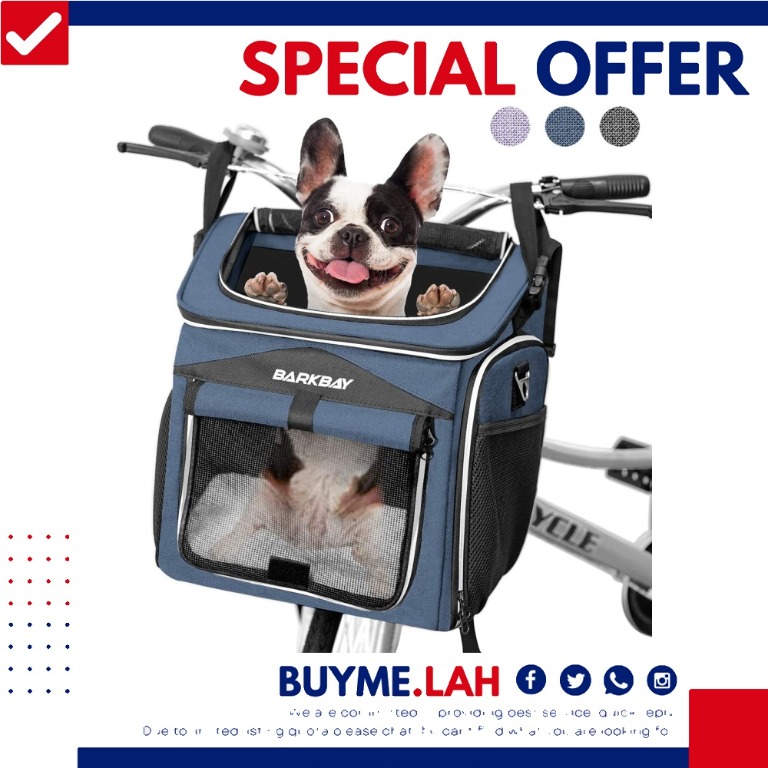 Schwinn Handlebar Pet Carrier Dog Cat Portable Bag w Strap NEW Bike Bicycle