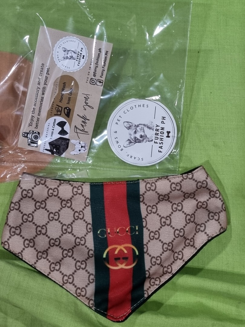 Gucci hotsell dog bandana