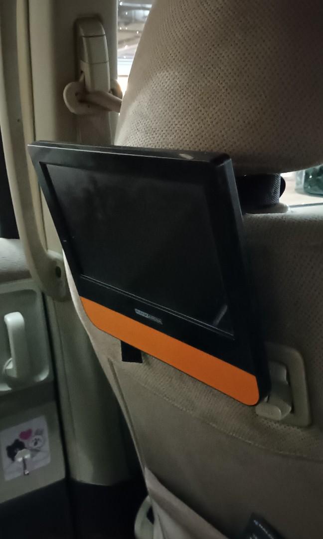 汽車車背dvd Player 子母机共兩部連接搏線 音響器材 音樂播放裝置mp3及cd Player Carousell