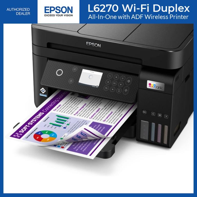 Epson L6270 AllinOne Ink Tank Printer with ADF, Computers & Tech