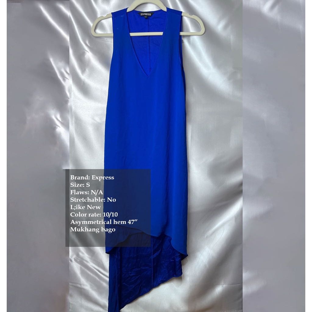 Express Royal Blue Dress with 