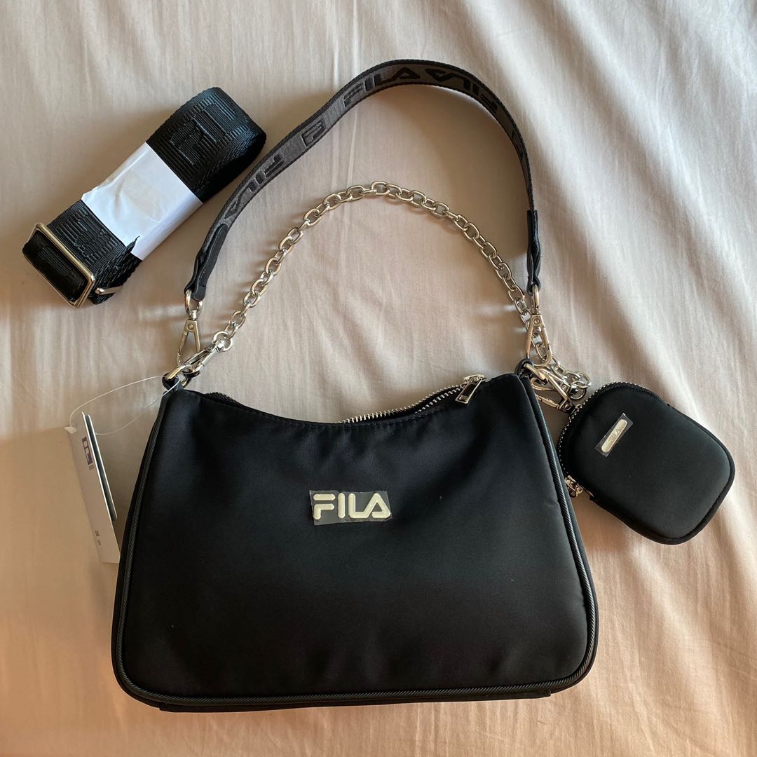 Nylon multiway crossbody bag with mini bag deals