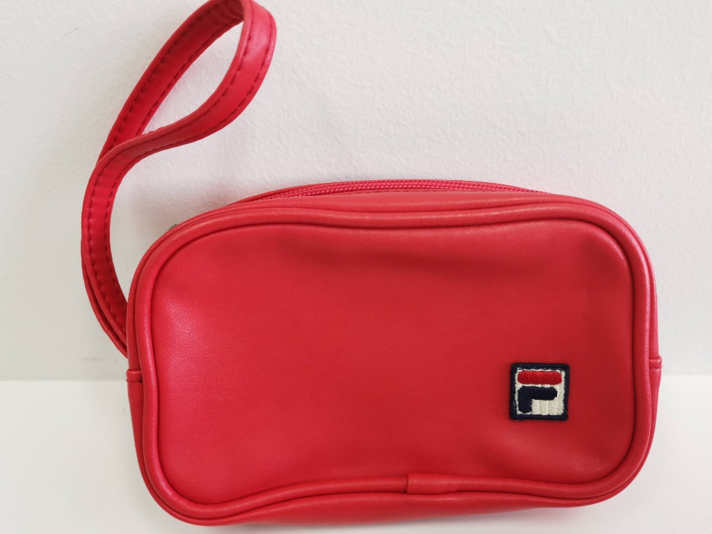 Fila pouch Toiletries makeup etc Women s Fashion Bags Wallets Purses Pouches on Carousell