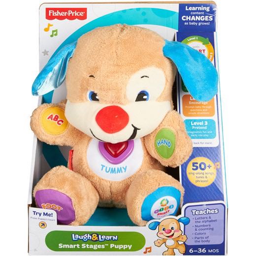 Fisher Price Laugh & Learn Smart Stages Puppy Walker Phrases & Music 6-36  Months