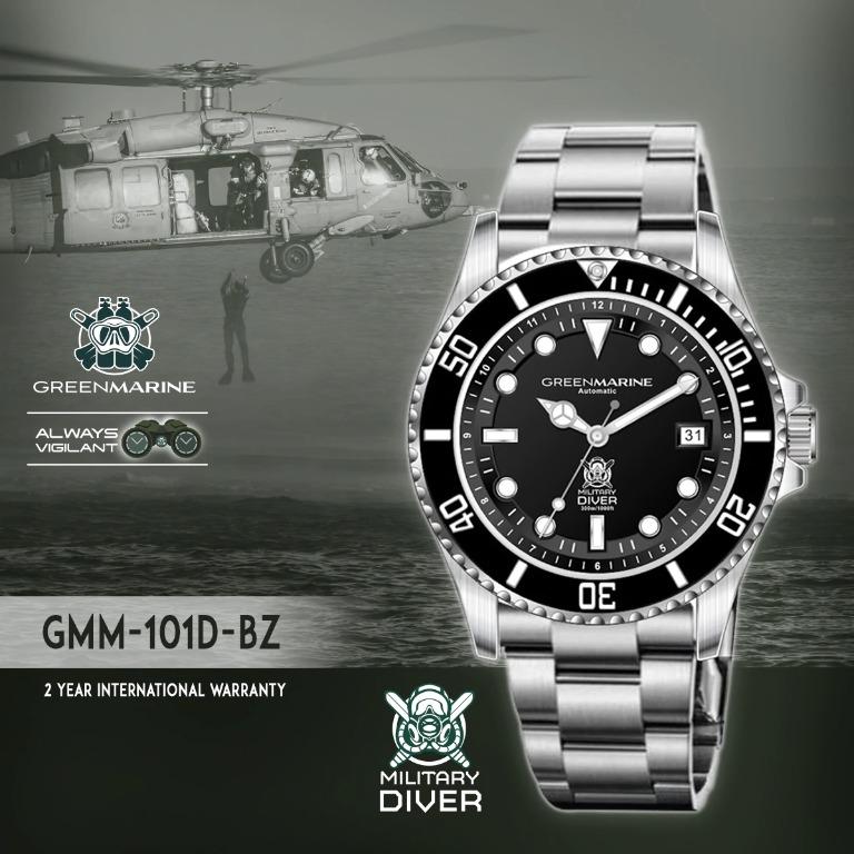 Green marine watches hotsell