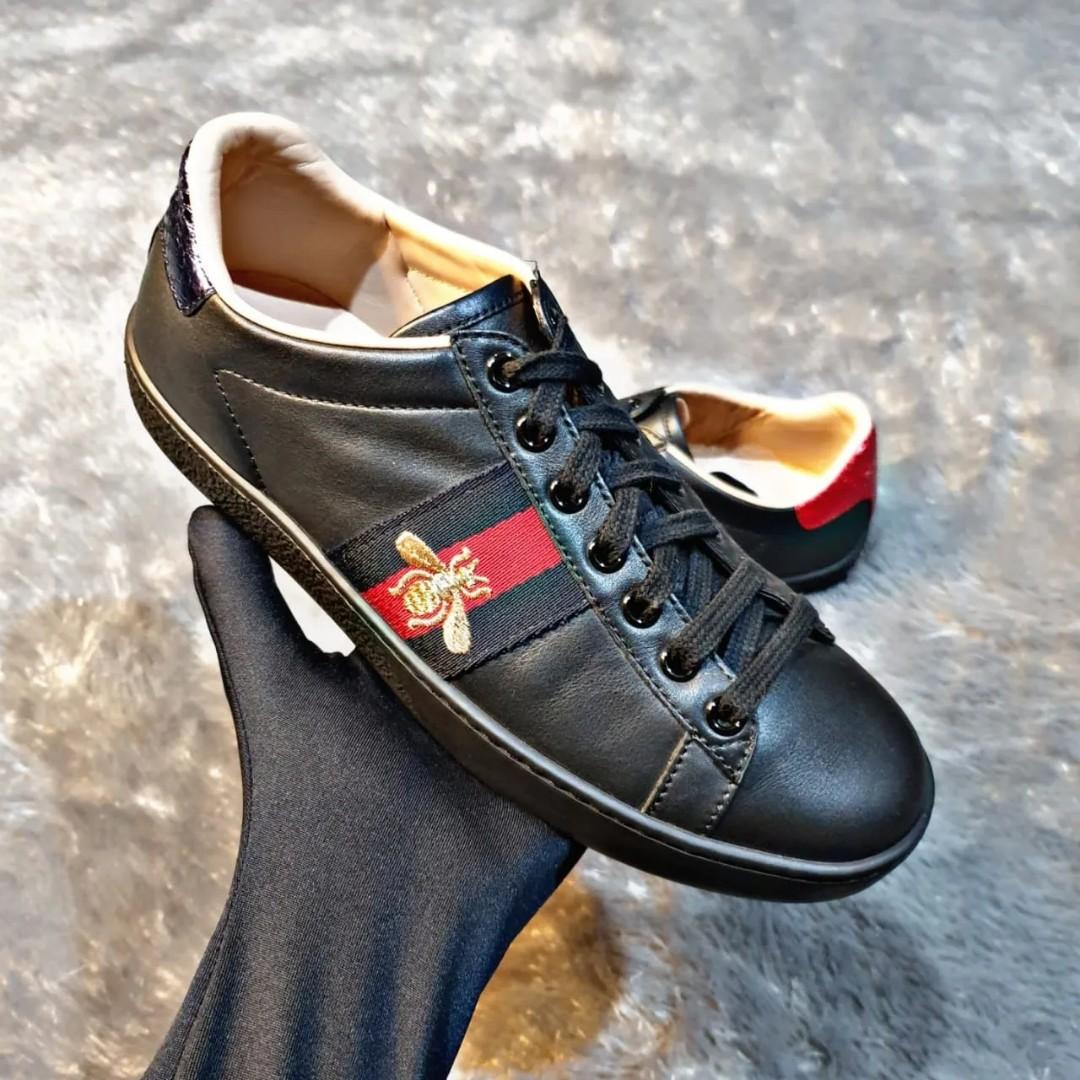 gucci ace bee black