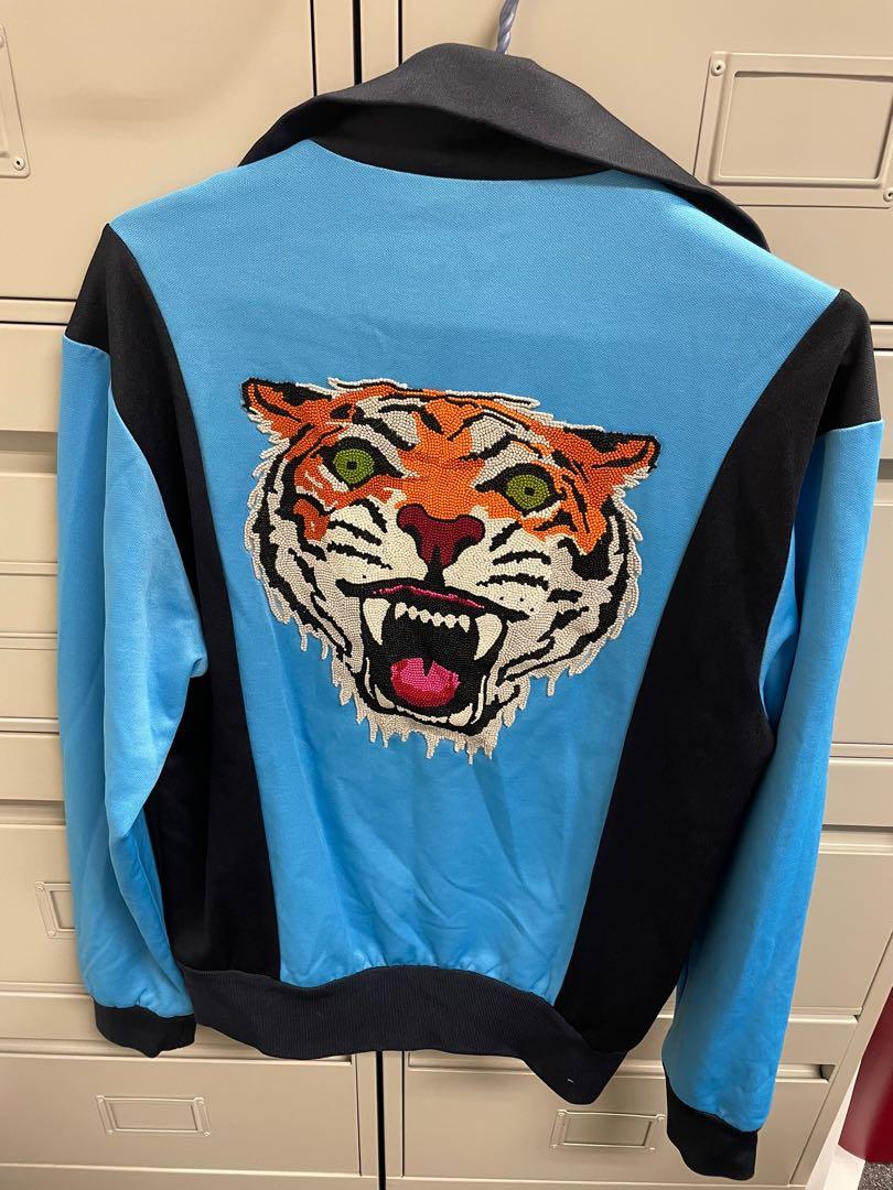 Gucci blue online tiger jacket