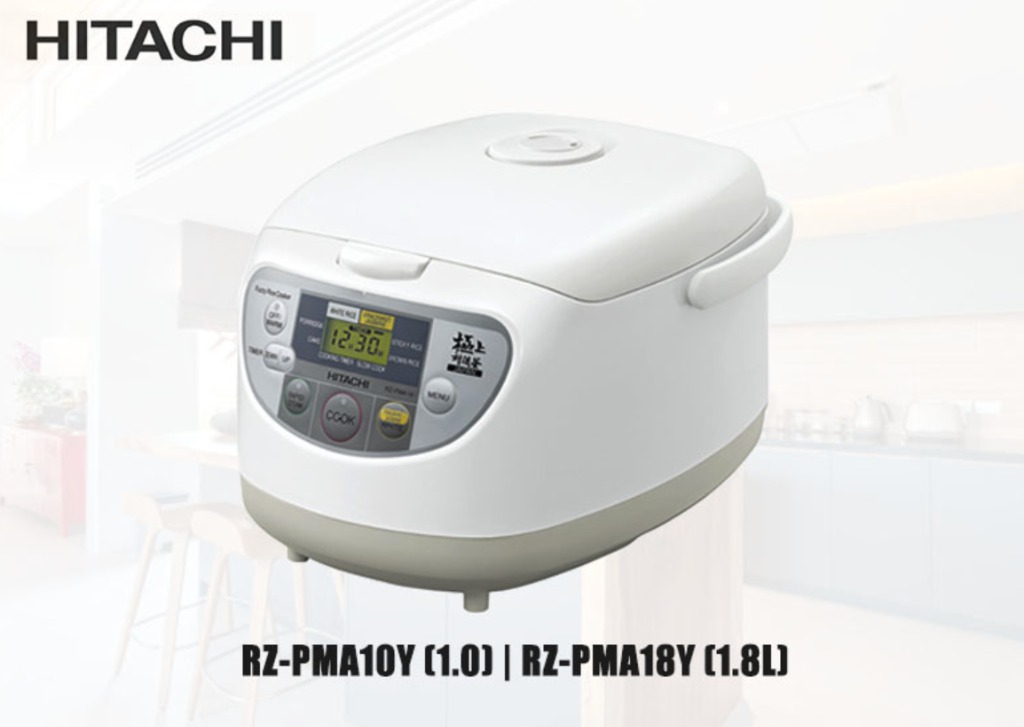 Hitachi Rice Cooker Brand New in Box, TV & Home Appliances, Kitchen