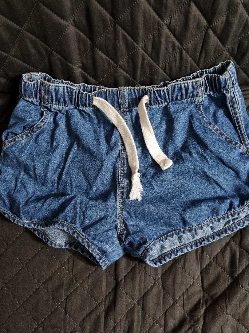 H\u0026M Denim Dolphin Shorts, Women's 