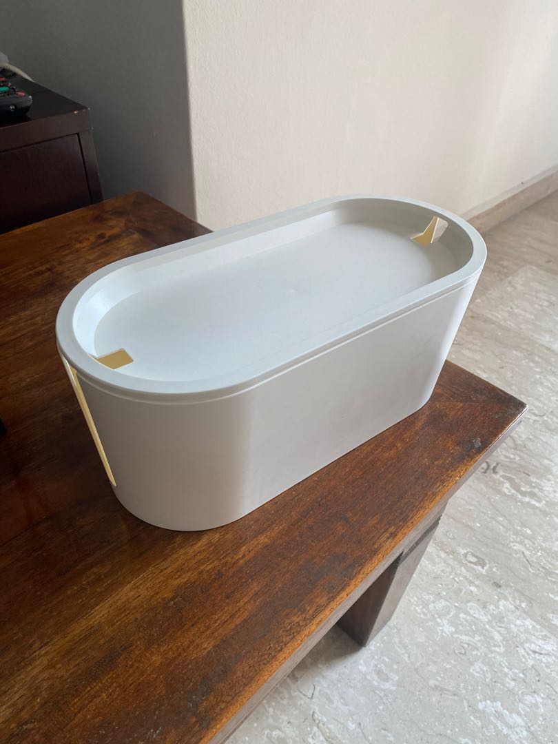 IKEA cable organizer box, Furniture & Home Living, Home Improvement