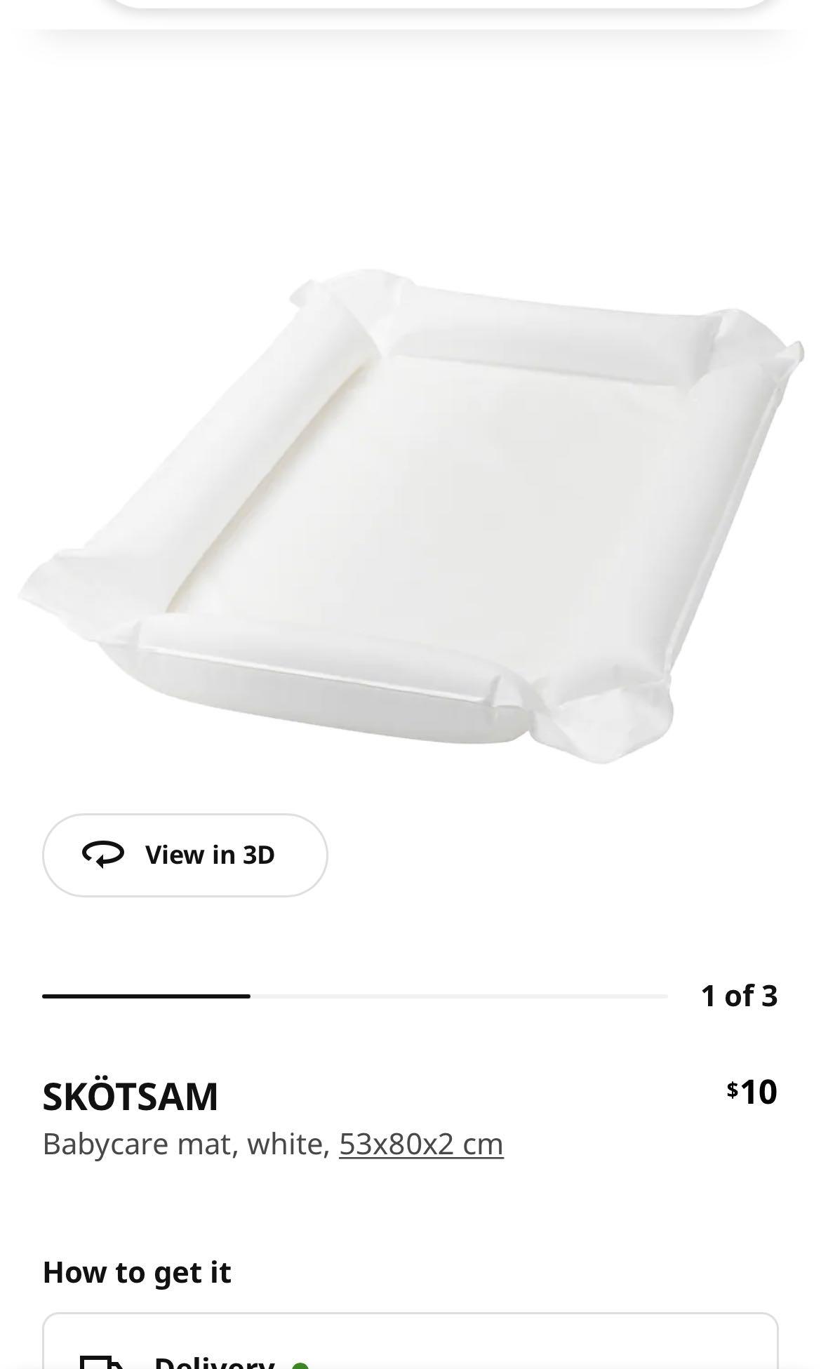 Ikea diaper changing mat + 2 covers, Babies & Kids, Bathing & Changing