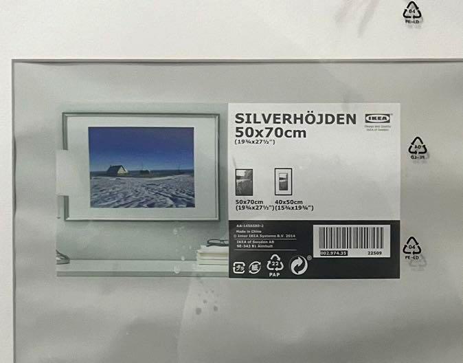 Ikea Frame Silverhojden 50 X 70cm Furniture Home Living Home Decor Frames Pictures On Carousell