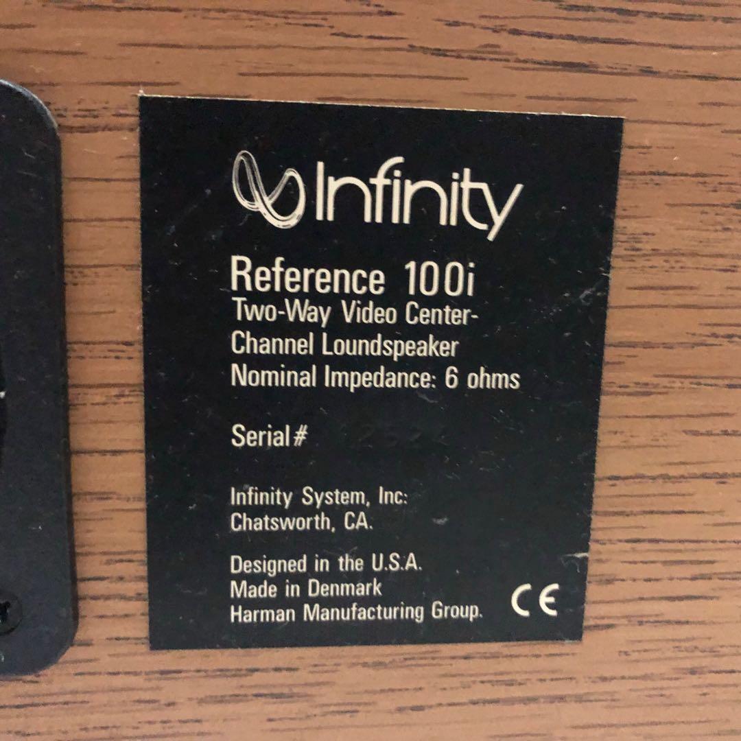 Infinity reference sale 100i center