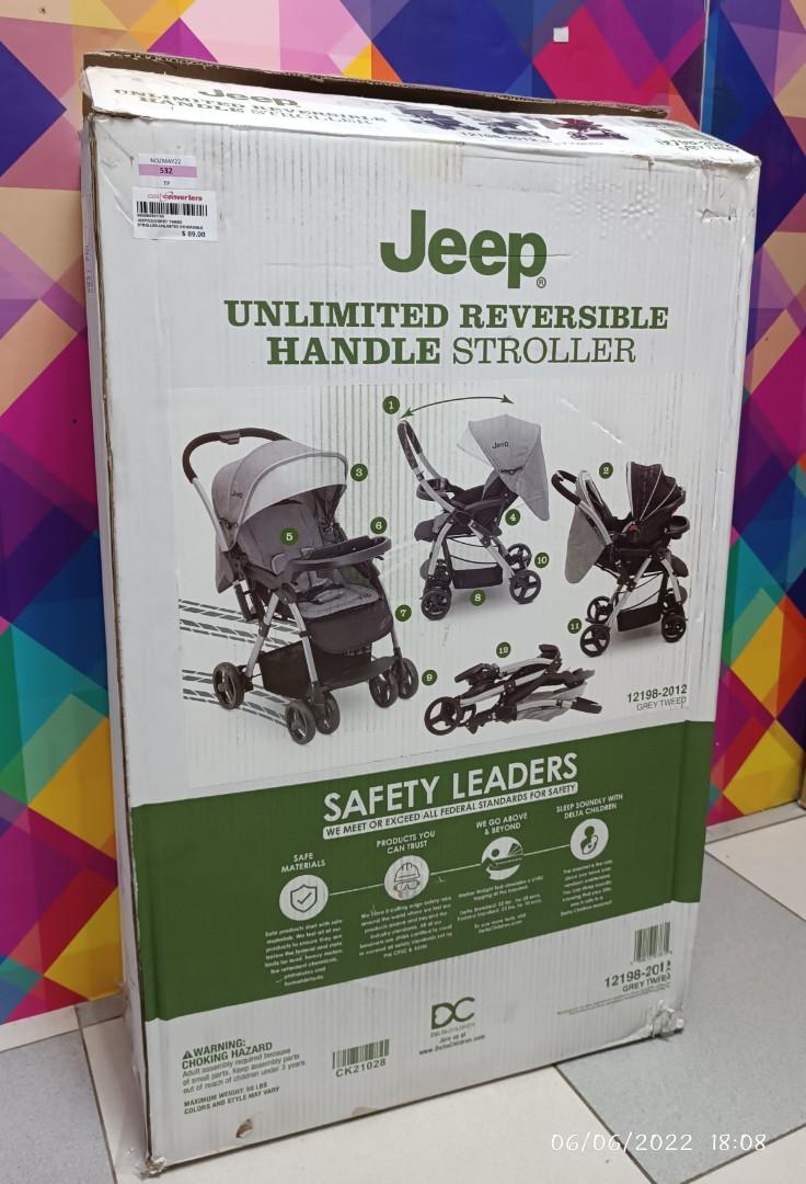 Jeep unlimited hotsell reversible handle stroller