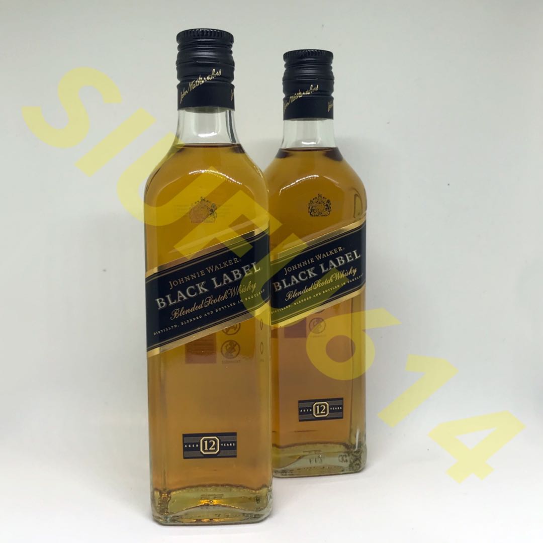 Johnnie Walker Black Label Whisky 200mlX2 無盒酒辦威士忌, 嘢 ...