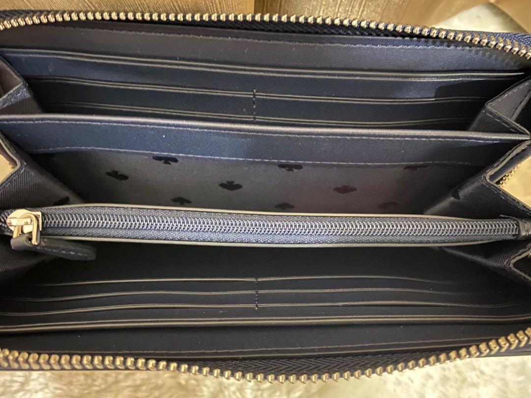Kate spade denim wallet deals