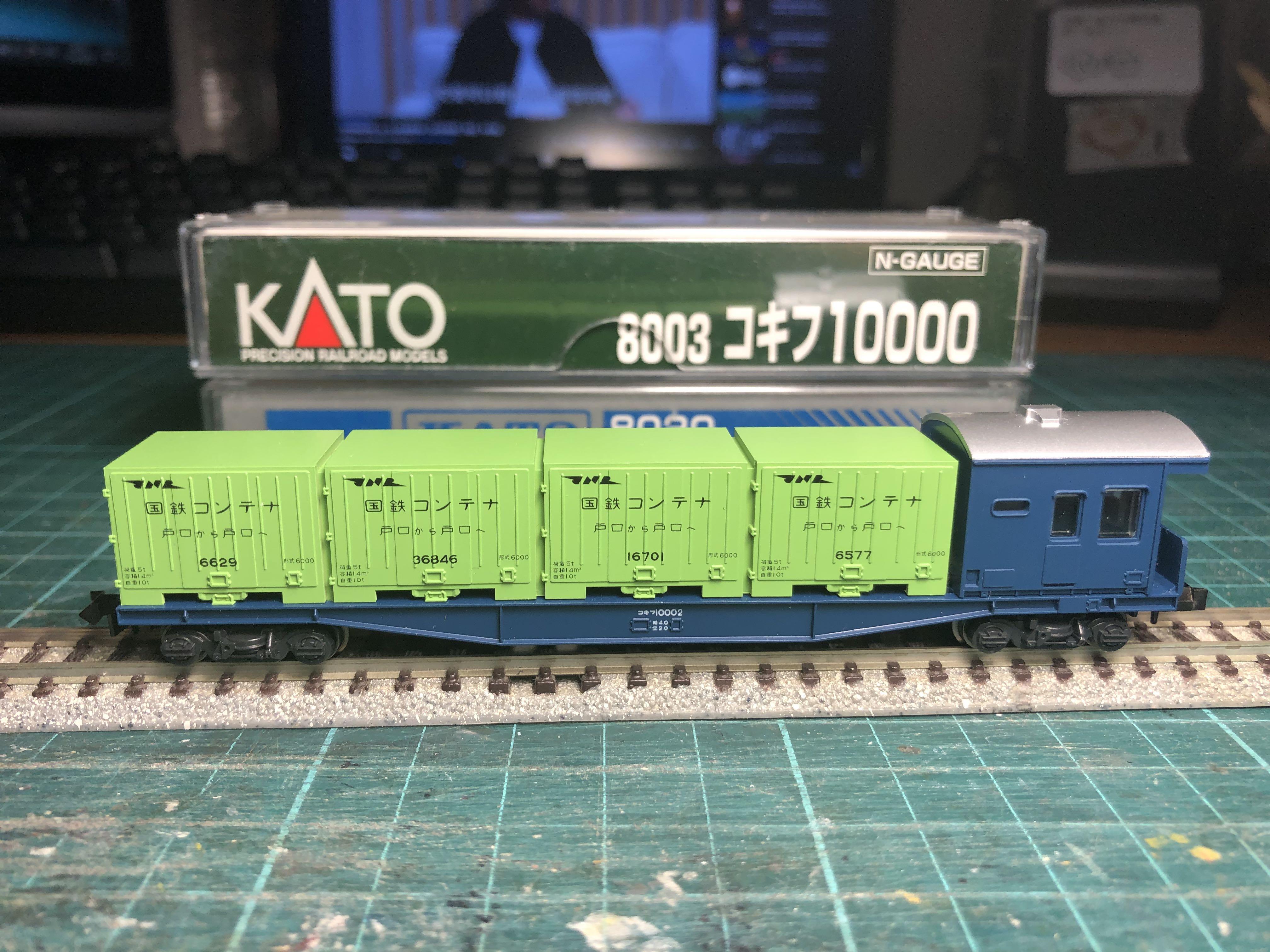 【新品未使用】 KATO 8002 コキ10000、8003 コキフ10000 開封動画】KATO 8002 コキ10000/8003 コキフ10000(2023年6月再生産