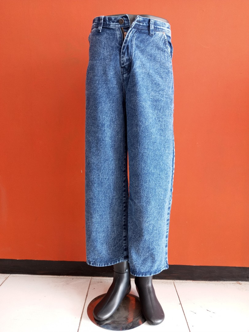 celana kulot jeans high waist 