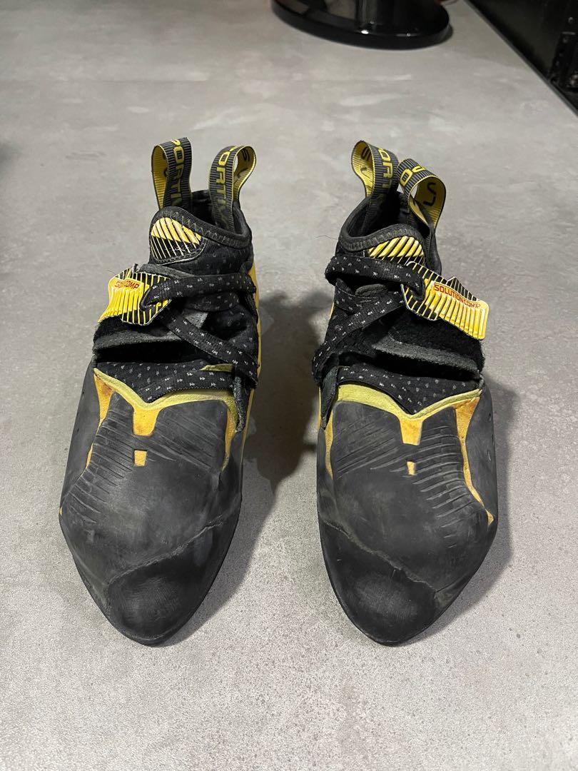 Resoled La sportiva sol comp climbing shoes, Sports Equipment, Other Sports Equipment and