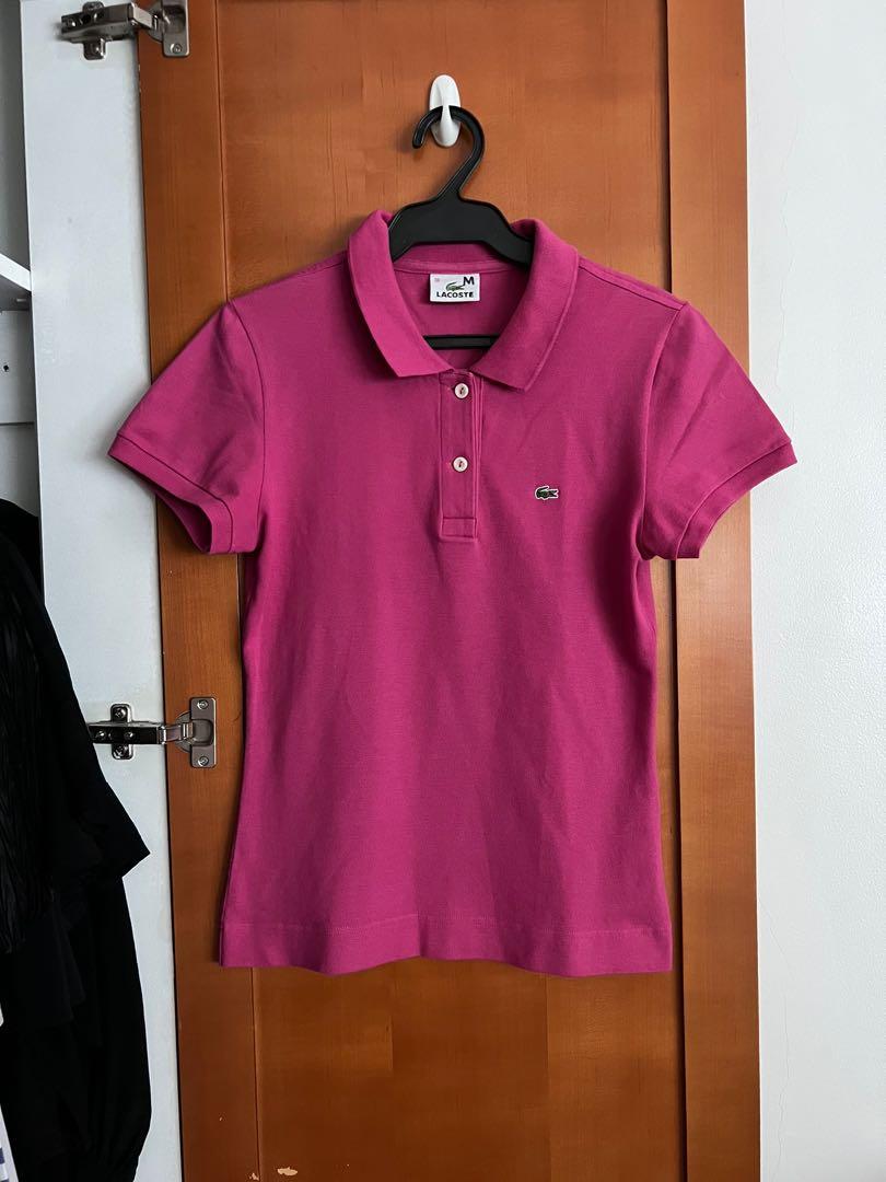 Polo outlet lacoste fushia