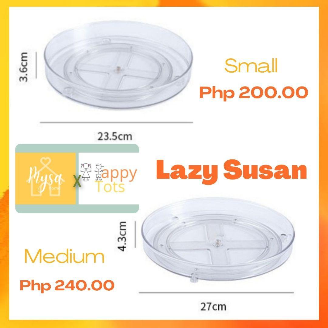 Lazy susan (Category: Other Kitchenware & Tableware) located in Manila. Submitted by 15.chelsy (Listing ID 1164885180, Image 1). Description: Kitchen 360 Rotating Plastic Fresh Keeping LAZY SUSAN Organizer Storage Bin for Kitchen 💛 【Premium Lazy Susan Turnable】Made of high-quality PET material, the kitchen spinning organizer comes with a smooth surface and is BPA free, sturdy, wear-resistant, durable, which is ideal for storing seasoning, spices