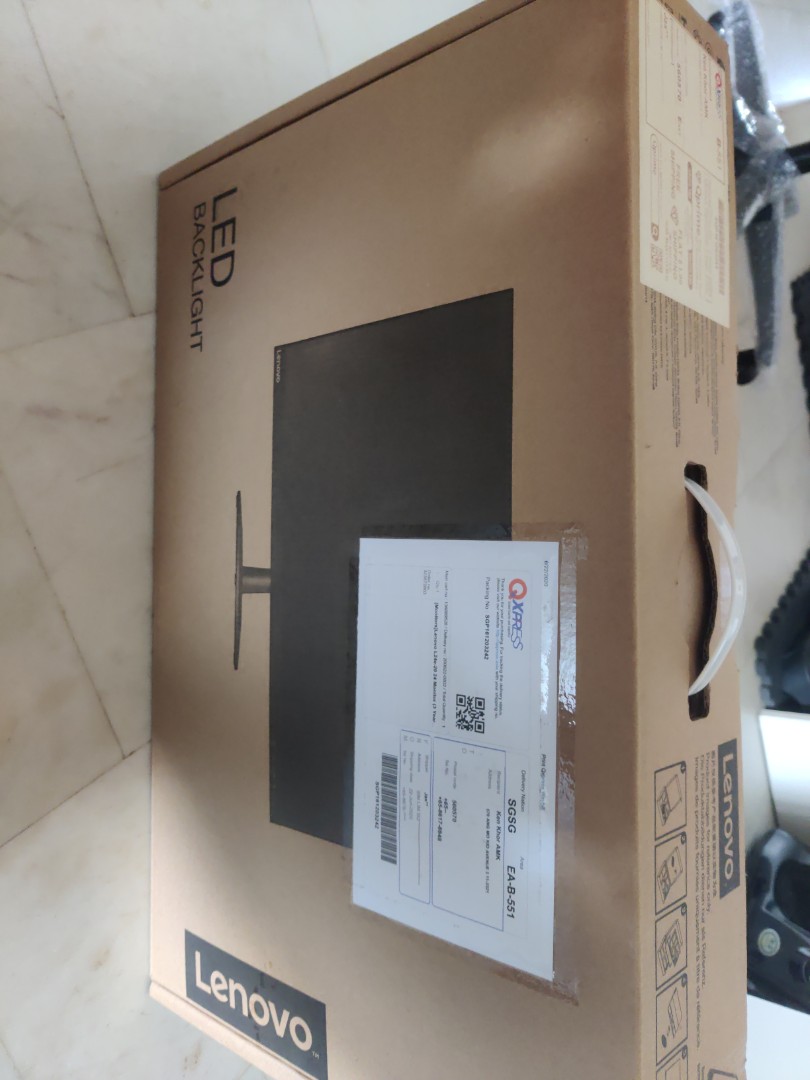 Lenovo LED monitor 24 inch, Computers & Tech, Desktops on Carousell