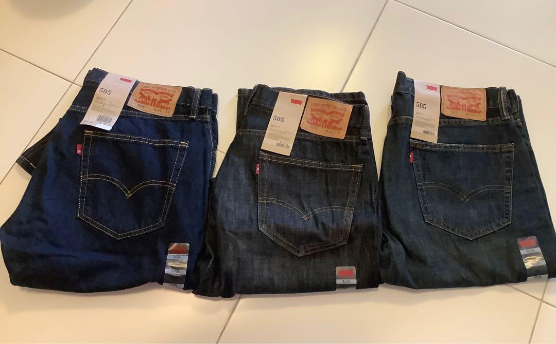 Levi 505 jeans Men s Fashion Bottoms Jeans on Carousell