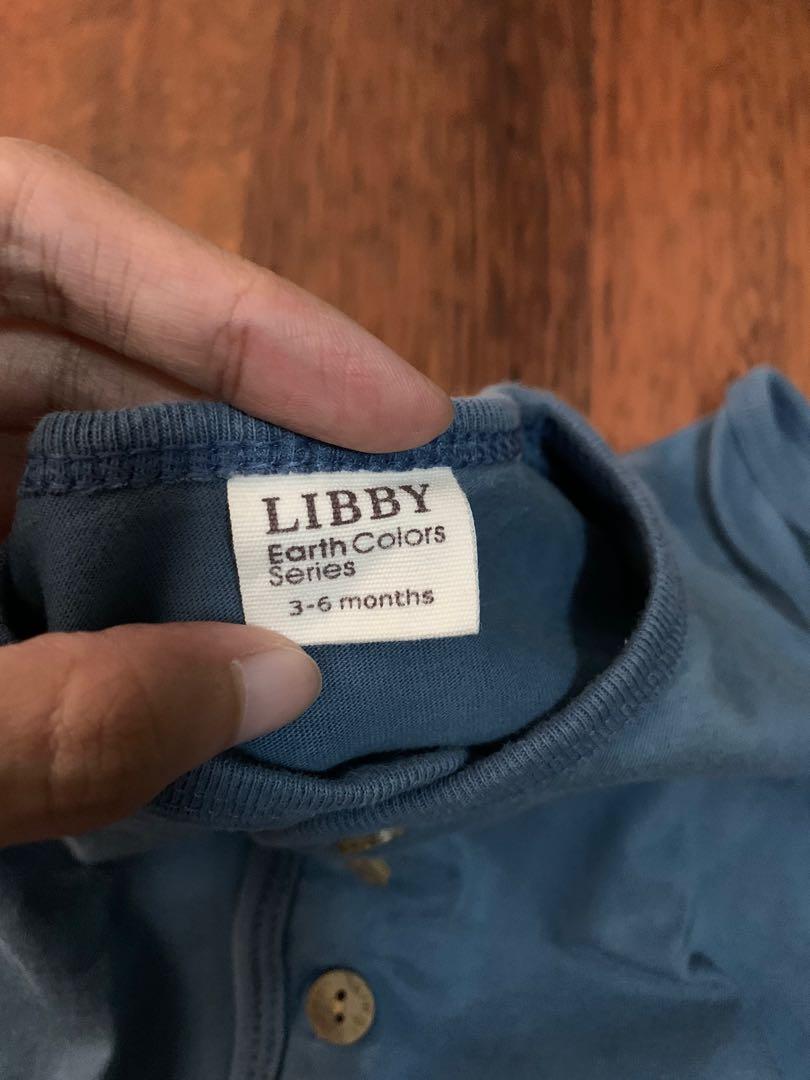 Libby set pendek blue