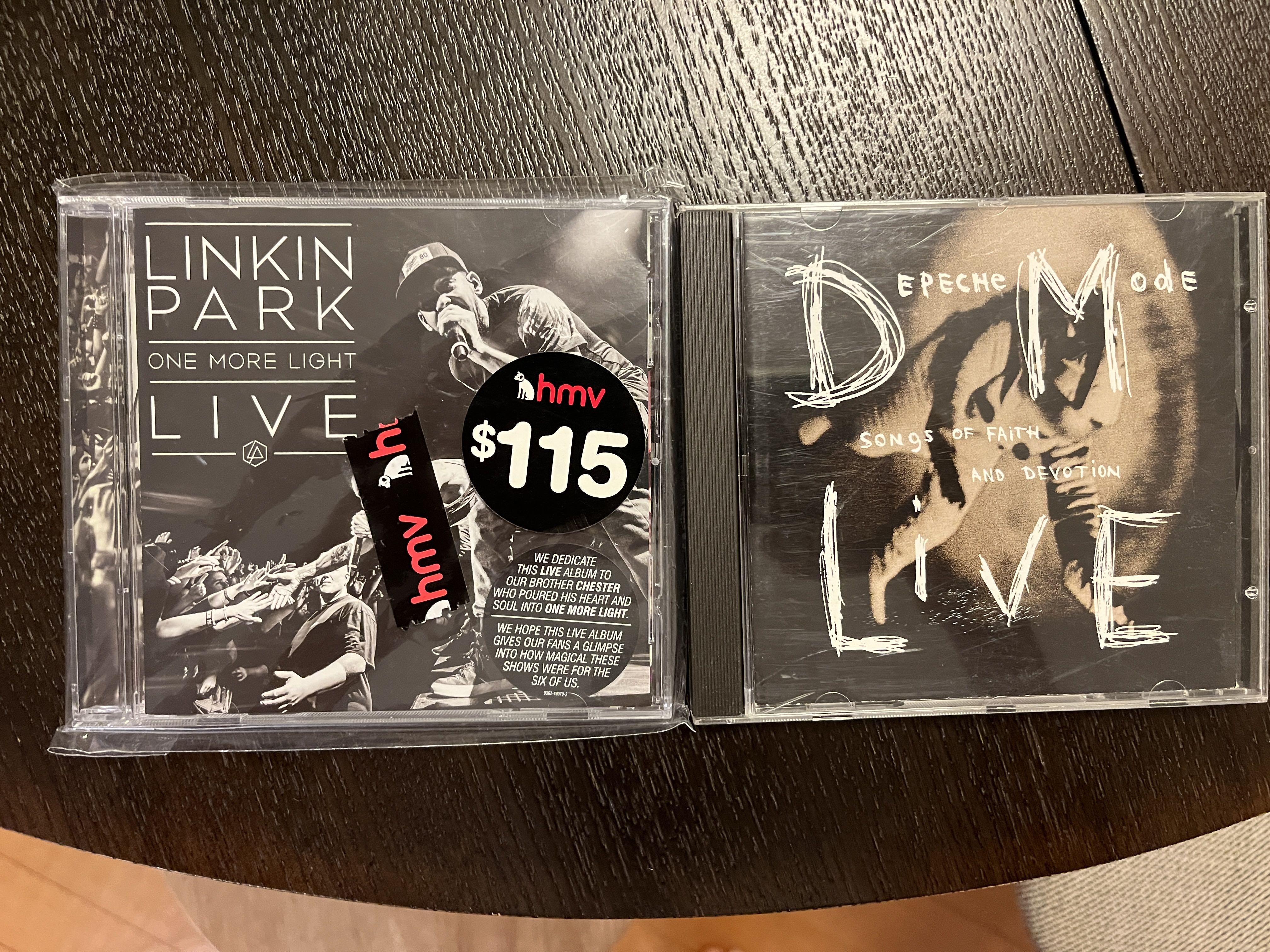 Linkin Park Depeche Mode live CD, 興趣及遊戲, 音樂、樂器& 配件
