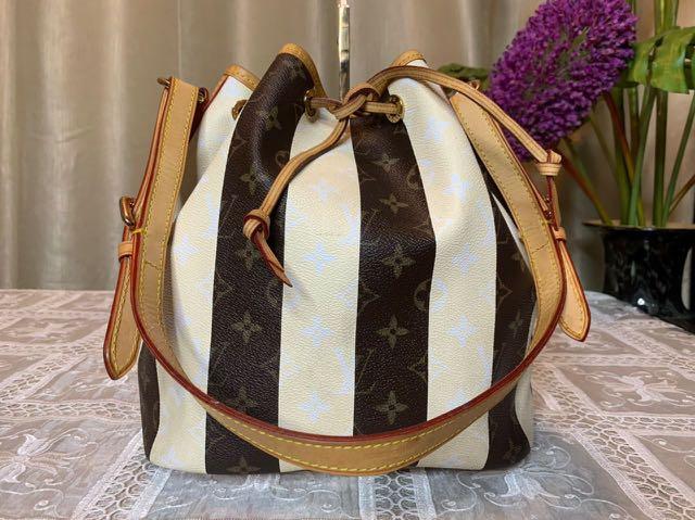 Louis Vuitton Rayures Noe Monogram Limited Edition, Luxury, Bags & Wallets  on Carousell