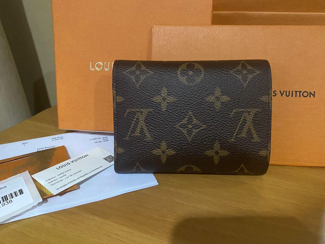 Louis Vuitton Monogram Victorine Wallet 2021 Ss, Brown