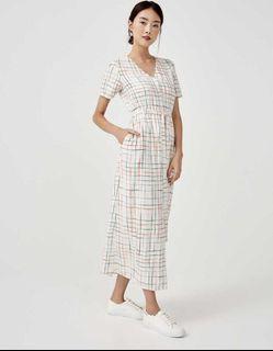 Love Bonito Eunice Tie Front Shirt Dress in Sunburst Check