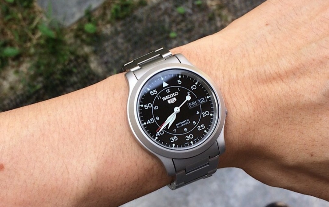 Lowest Price Seiko 5 SNK809 Automatic Black Dial Men s Stainless