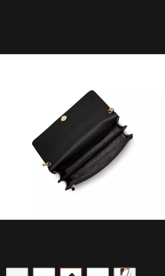 Daniela large leather crossbody black best sale