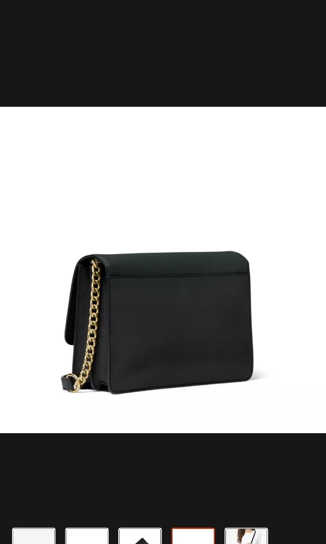 Daniela large best sale leather crossbody black