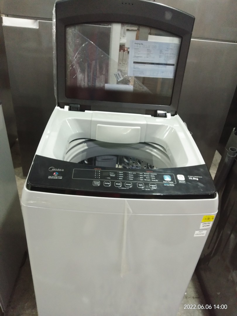 Midea 10.5kg fully automatic topload washing machine Mode of payment