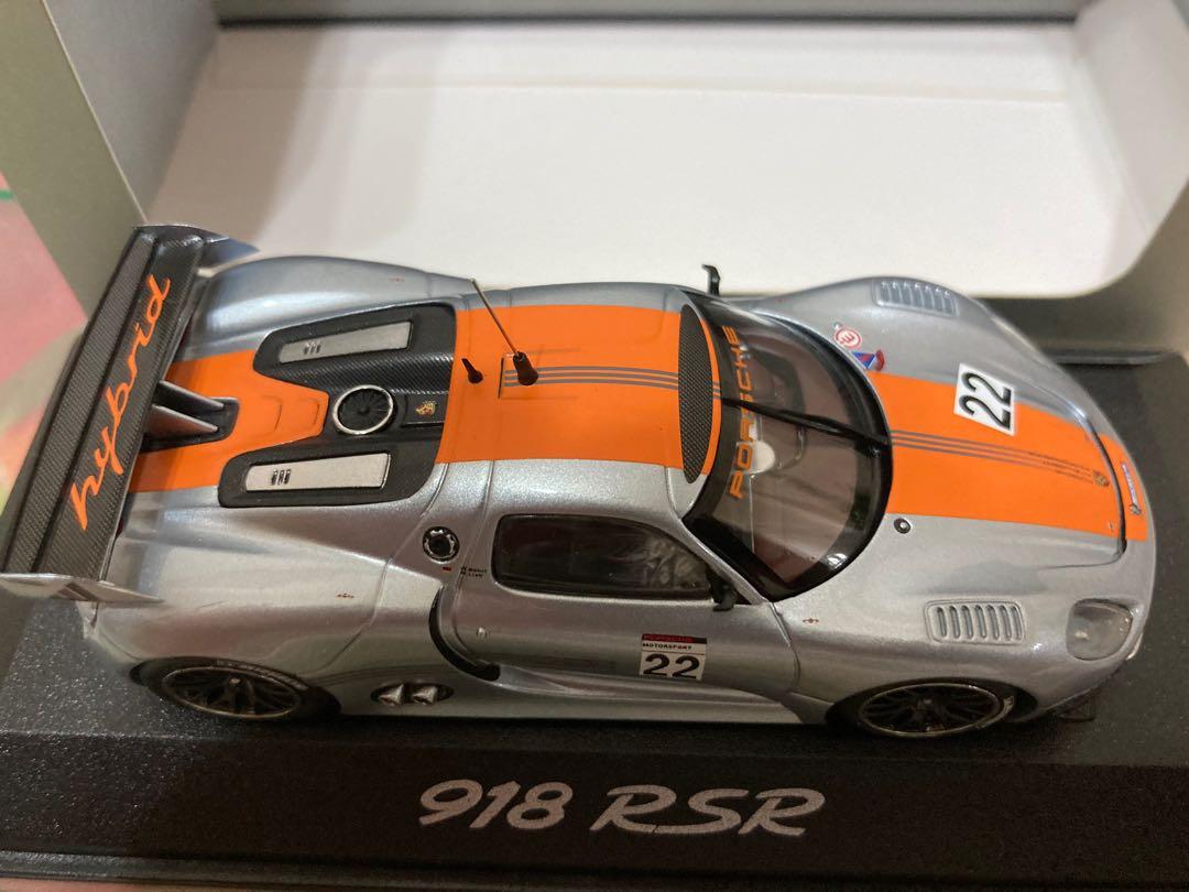 minichamps porsche 918 RSR 1/43, 興趣及遊戲, 玩具& 遊戲類- Carousell