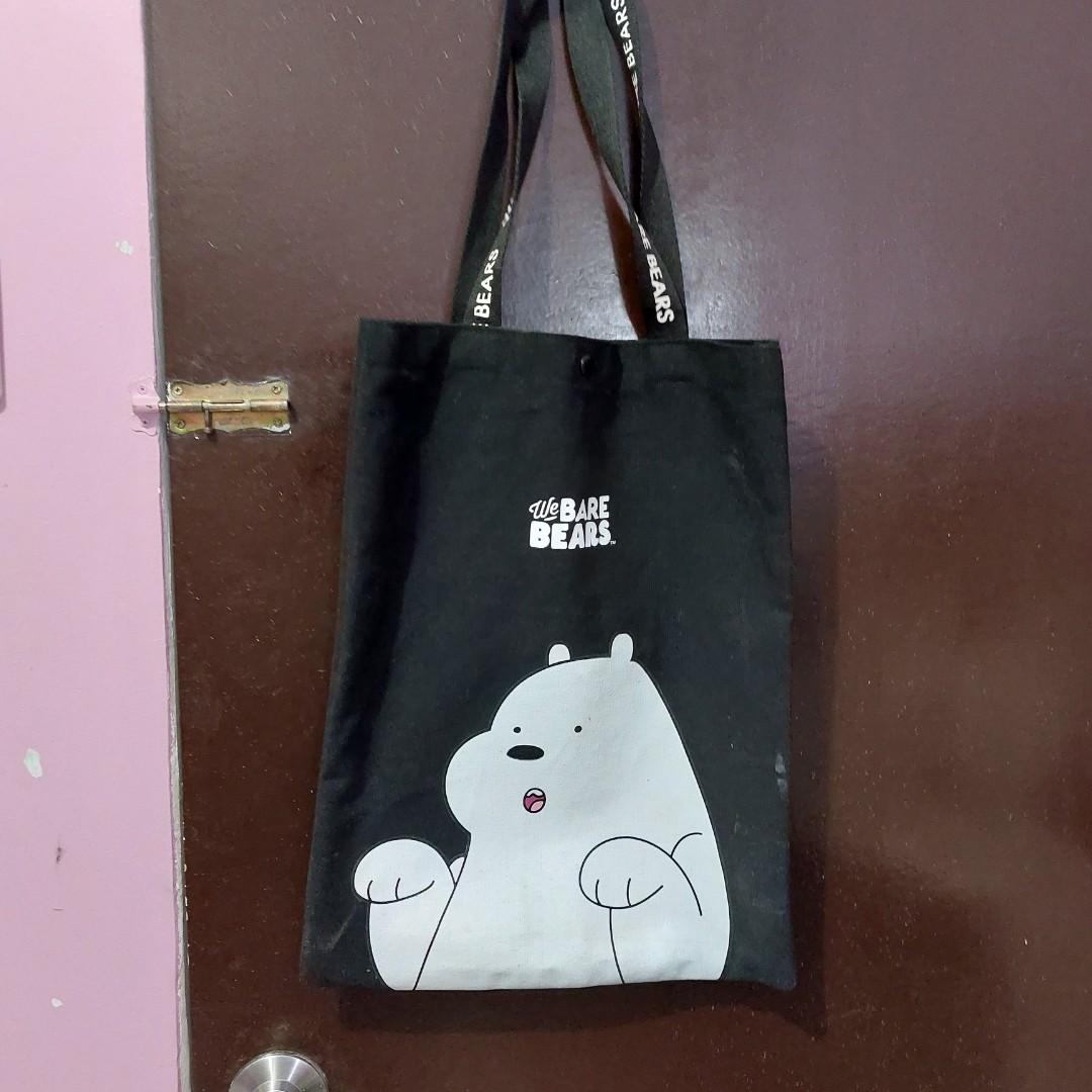 Miniso We Bare Bears tote bag, Women's Fashion, Bags & Wallets